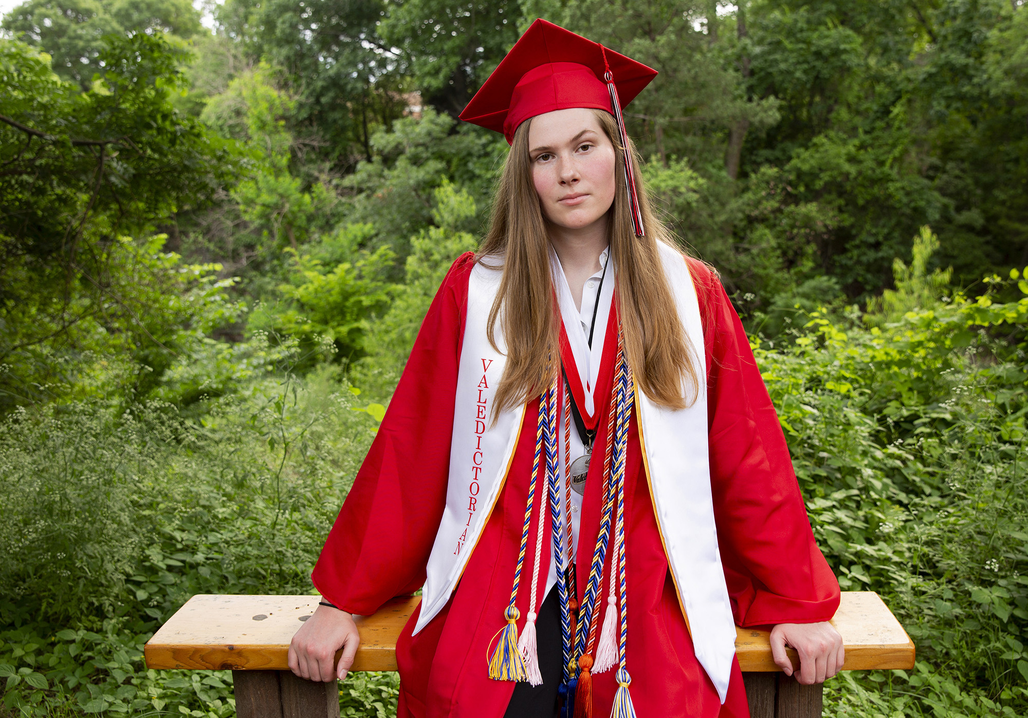 Paxton Smith, Lake Highlands High School valedictorian is seen in this June 2, 2021 file photo in Dallas. 
