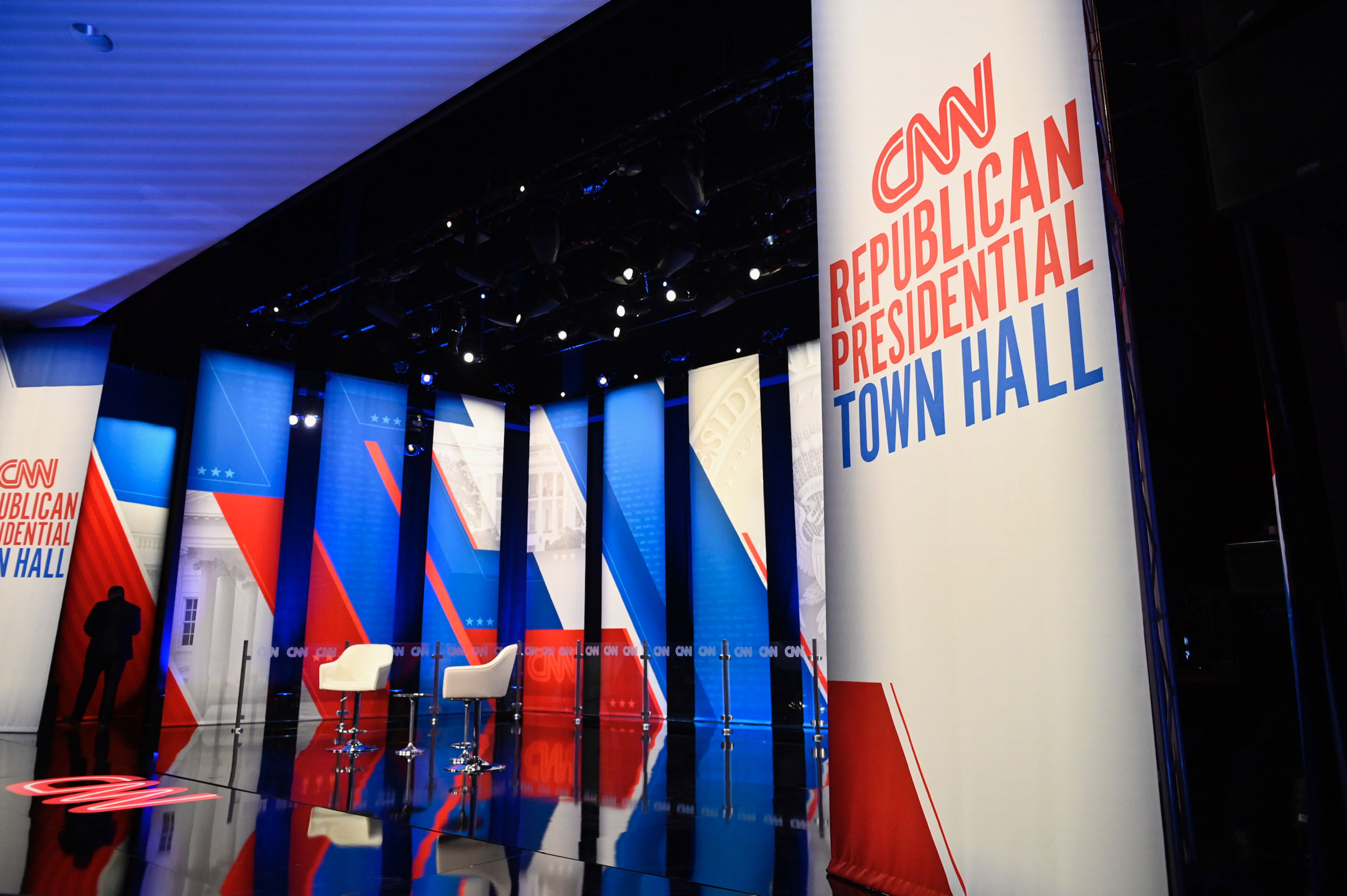 Former President Donald Trump will participate in a CNN Republican Town Hall moderated by CNN’s Kaitlan Collins at St. Anselm College in Goffstown, New Hampshire, on Wednesday, May 10.