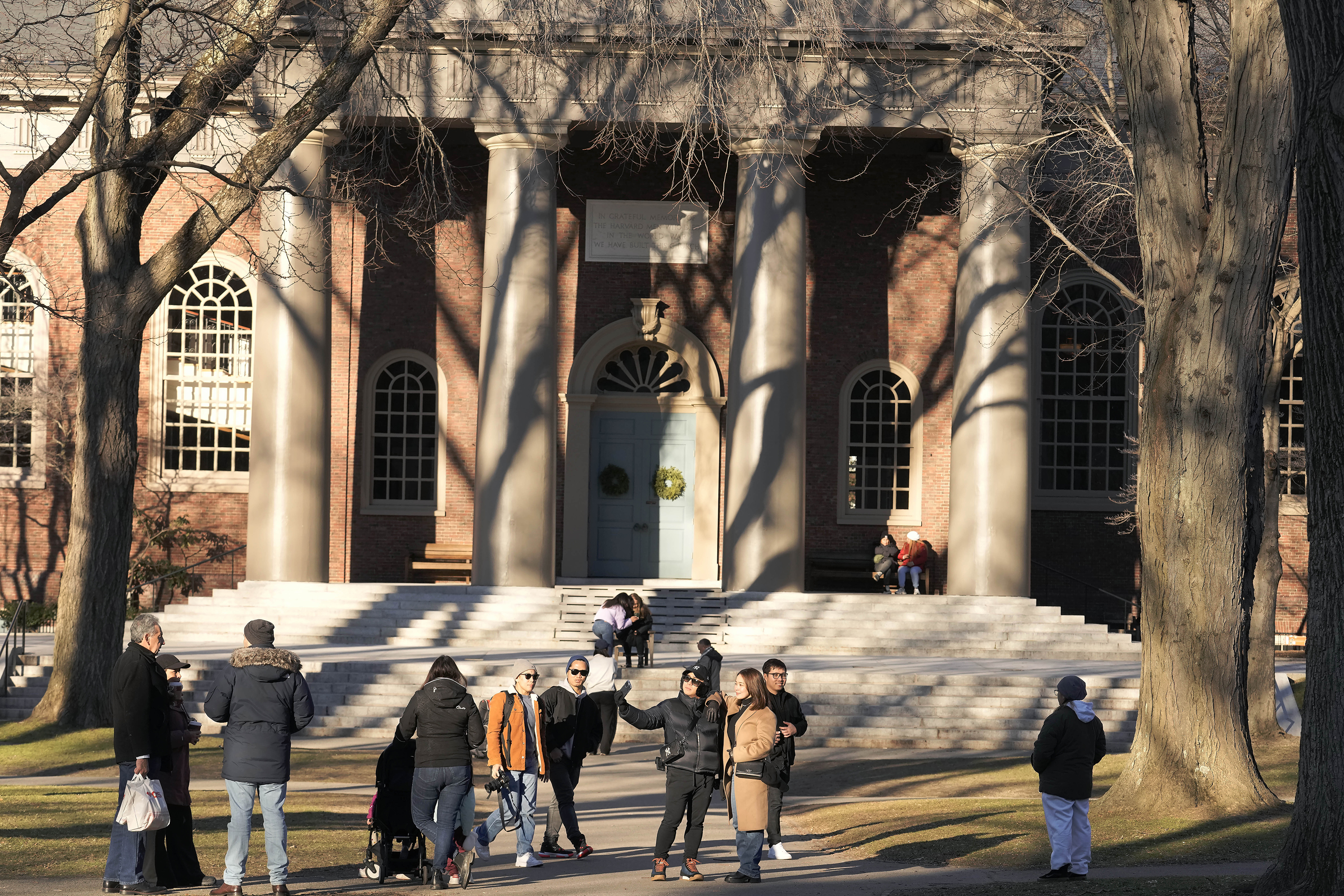 The campus of Harvard University on Tuesday, January 2.