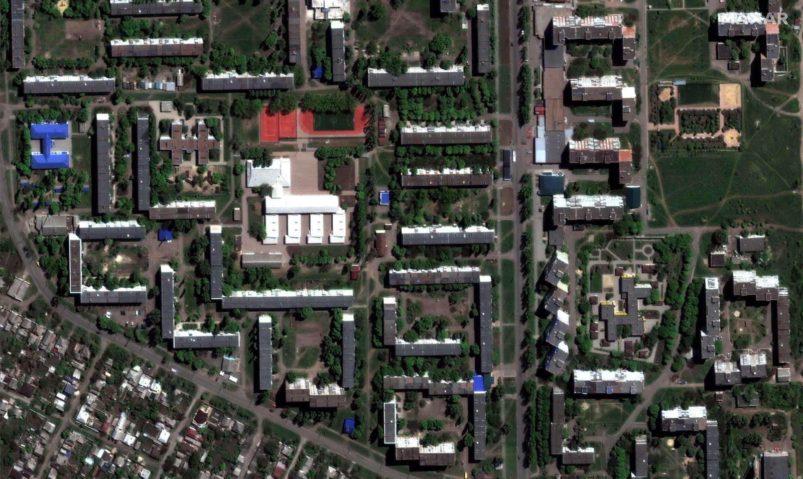Satellite imagery shows extent of destruction in embattled Ukrainian city of Bakhmut