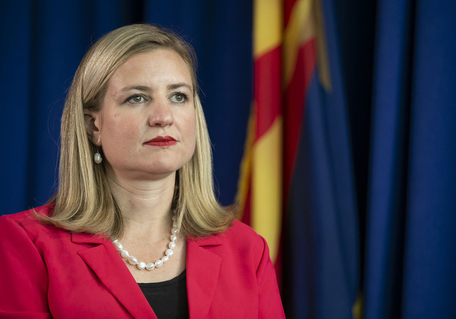 Phoenix Mayor Kate Gallego as seen in the mayor's conference room at Phoenix City Hall, on June 5.