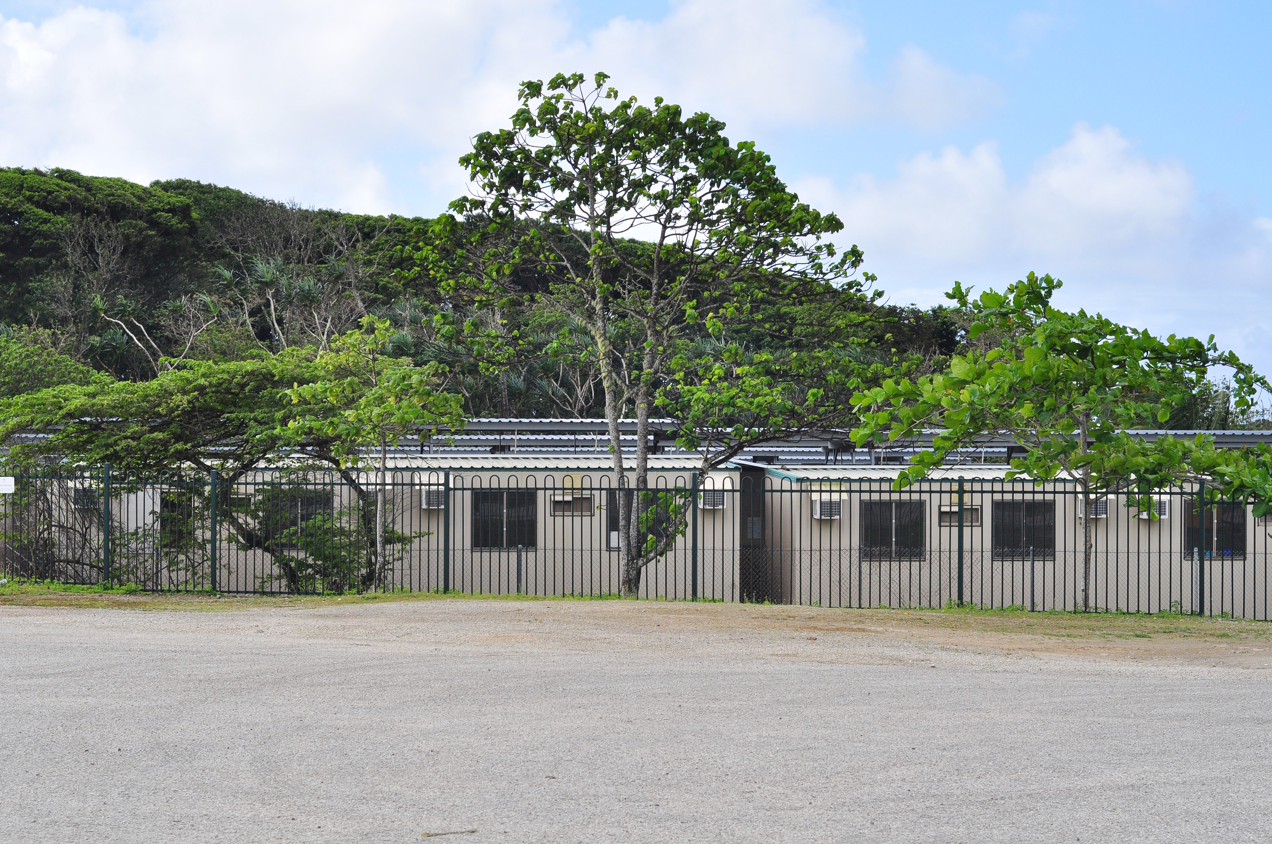 An offshore detention center on Australia's Christmas Island, where suspected coronavirus patients are being quarantined.