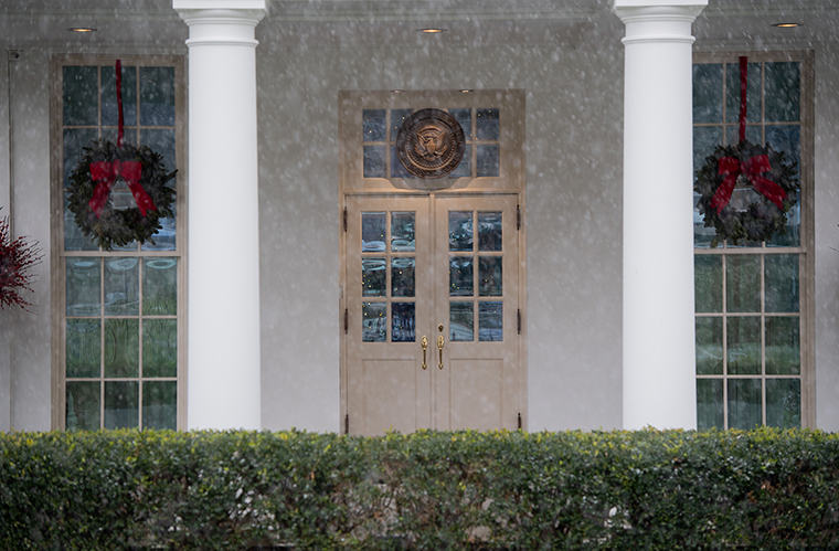 The West Wing of the White House in Washington, DC on December 16, 2020. 