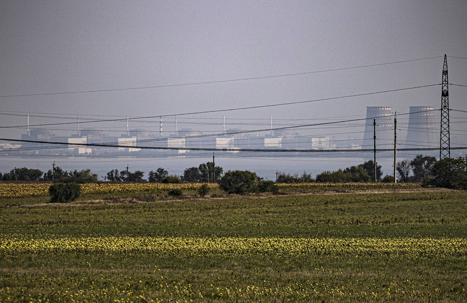 The Zaporizhzhia nuclear power plant in southeastern Ukraine on August 30.
