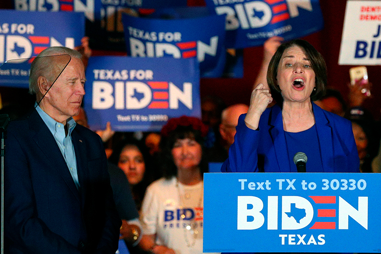 Biden credits Klobuchar, O'Rourke and Buttigieg endorsements for strong