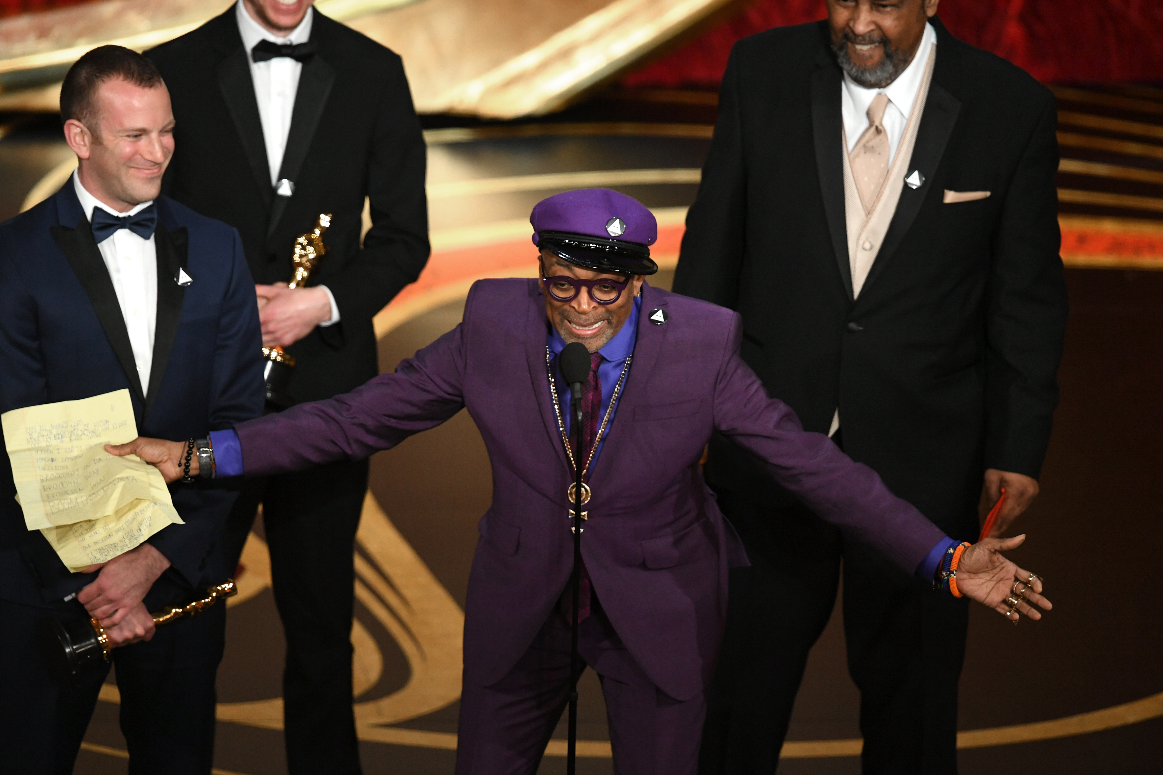 Spike Lee wins his first Oscar ever