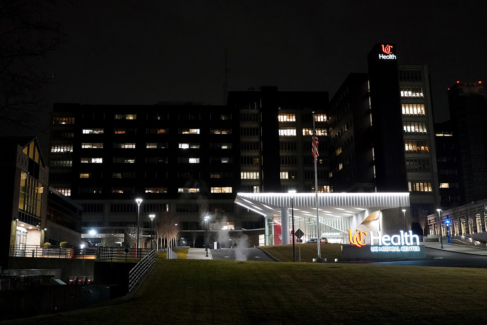 A general view of the University of Cincinnati Medical Center is pictured on January 02.