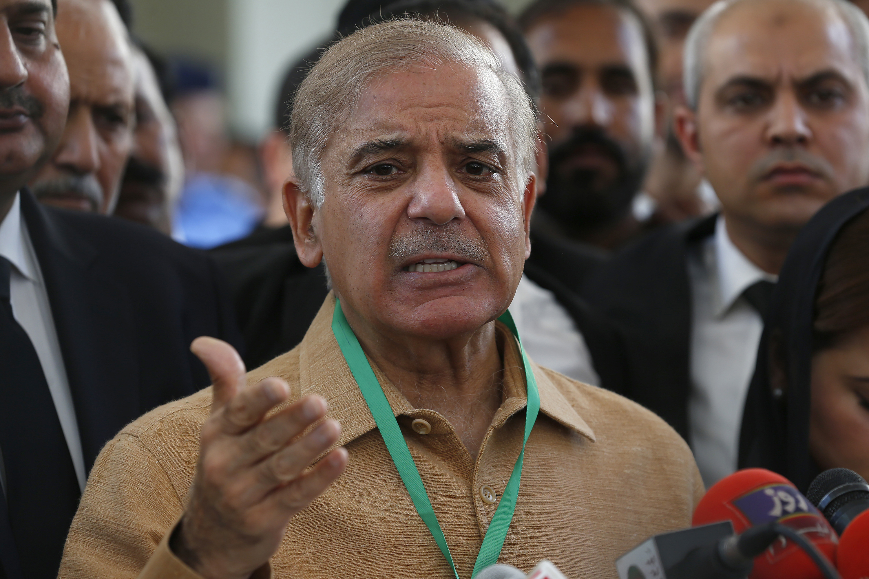Pakistan’s Prime Minister Shehbaz Sharif extends his condolences in a tweet on Wednesday.