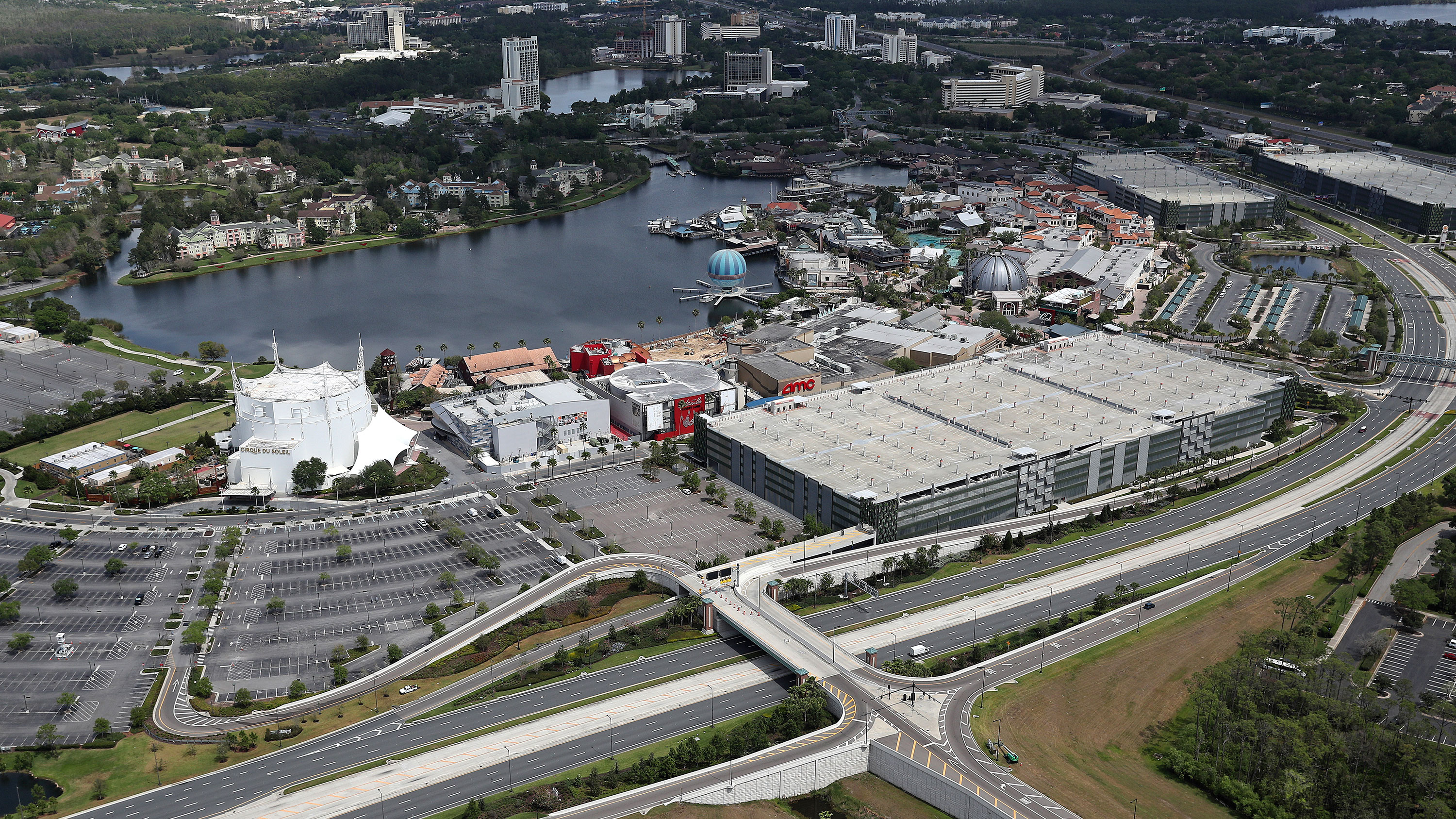 Disney Springs shopping areas on March 23.