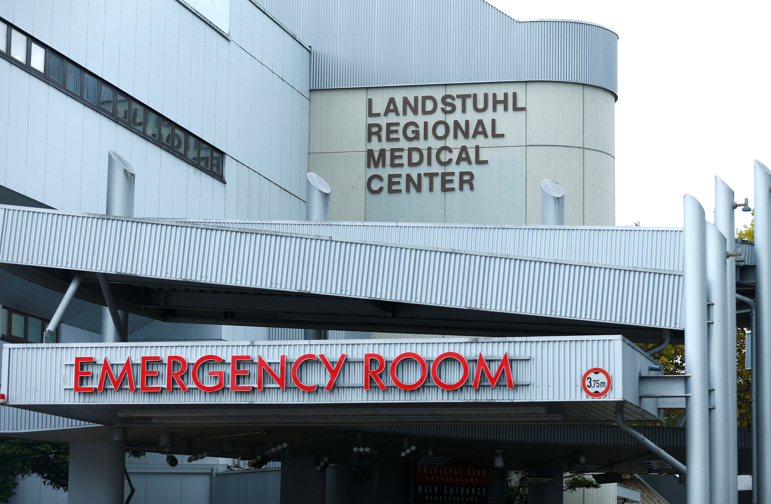 The Landstuhl Regional Medical Center near Ramstein Air Base in Landstuhl, Germany, on October 3, 2018. 