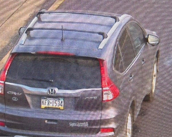 Photo of the vehicle carjacked by a man suspected of killing three people in Falls Township on March 16.