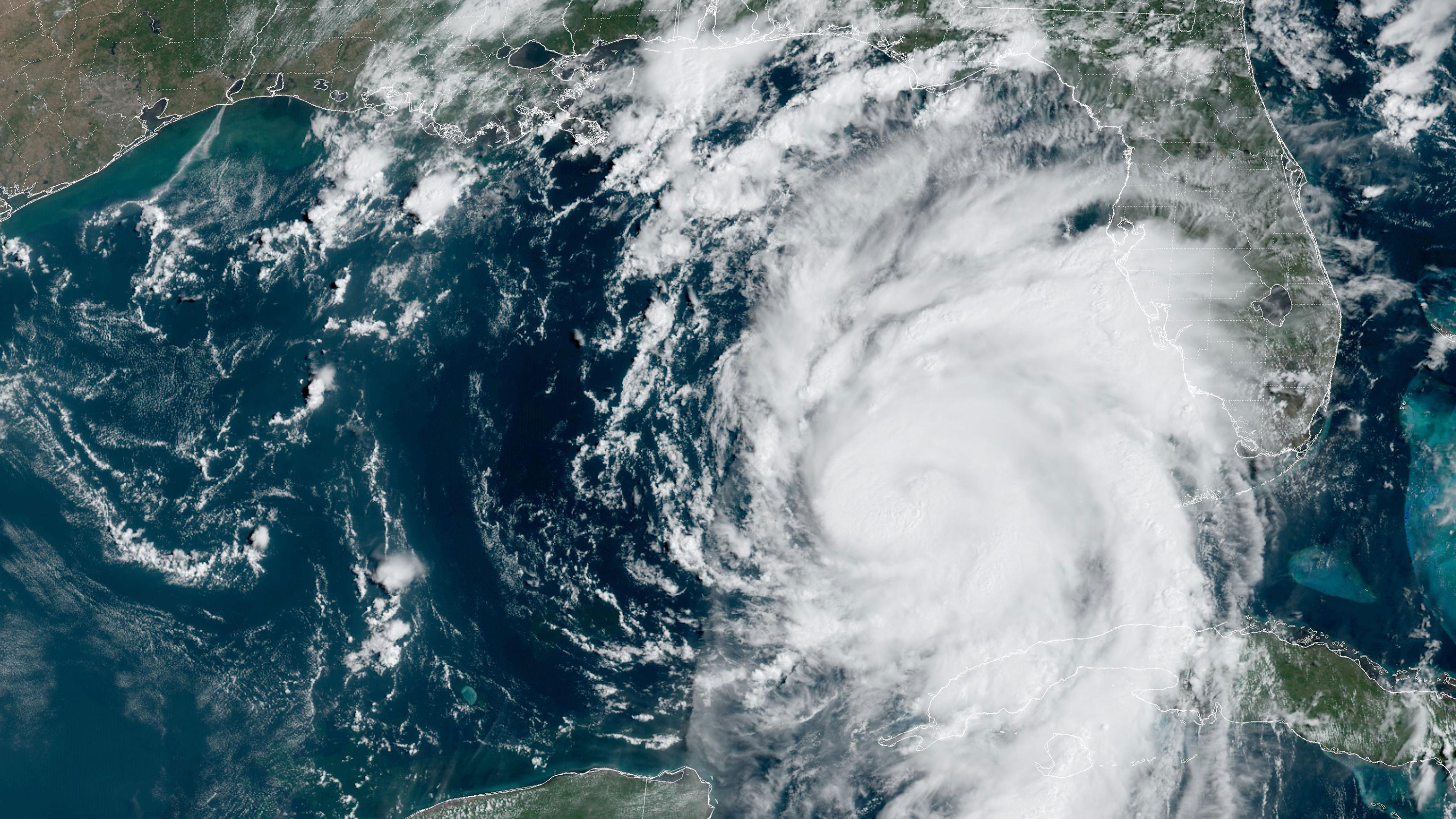 Hurricane Idalia is seen in this satellite image taken at 11:15am ET on Tuesday.