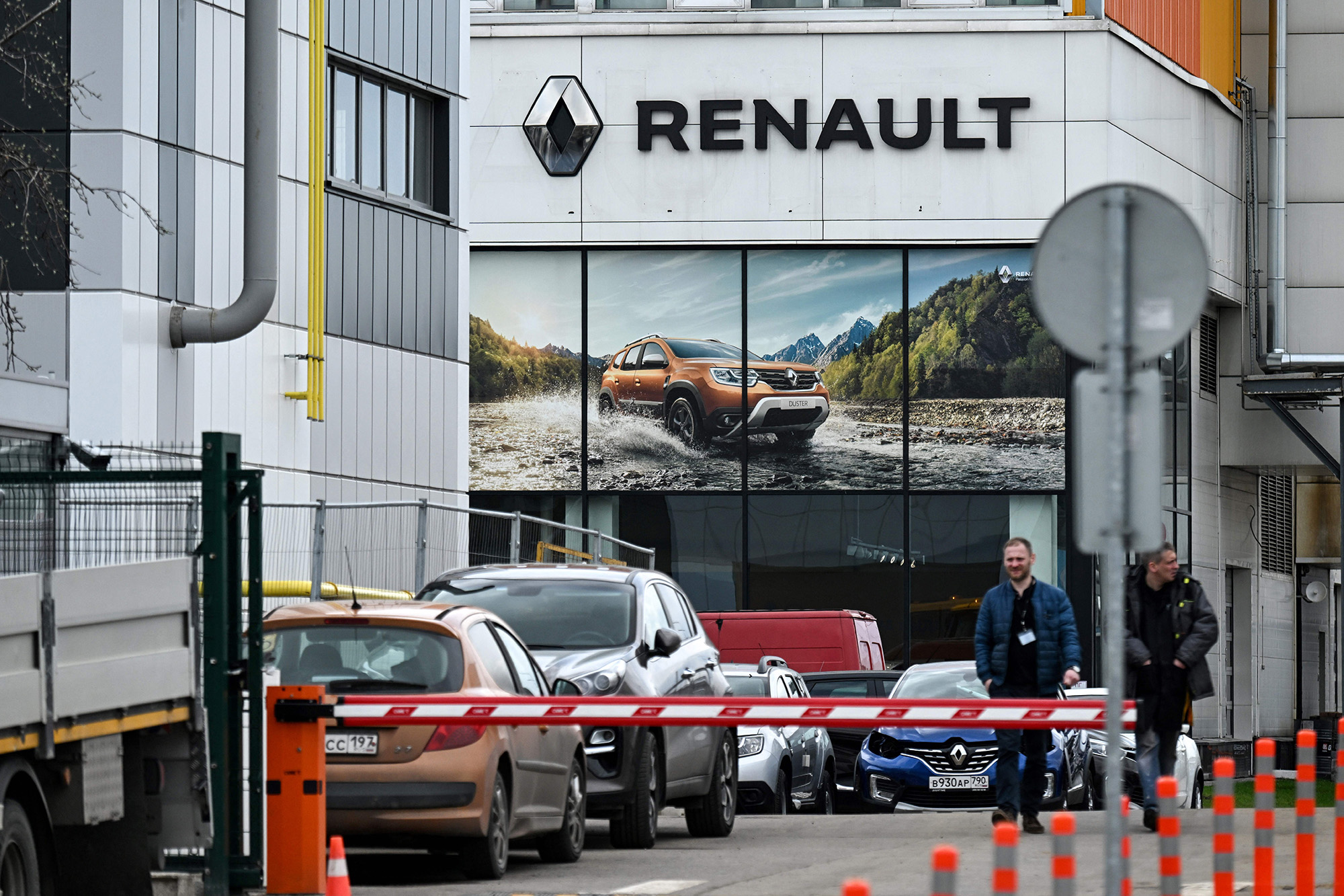 The Renault automobile plant in Moscow, Russia, on April 26.