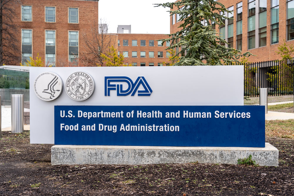 The FDA in Washington on January 13. 