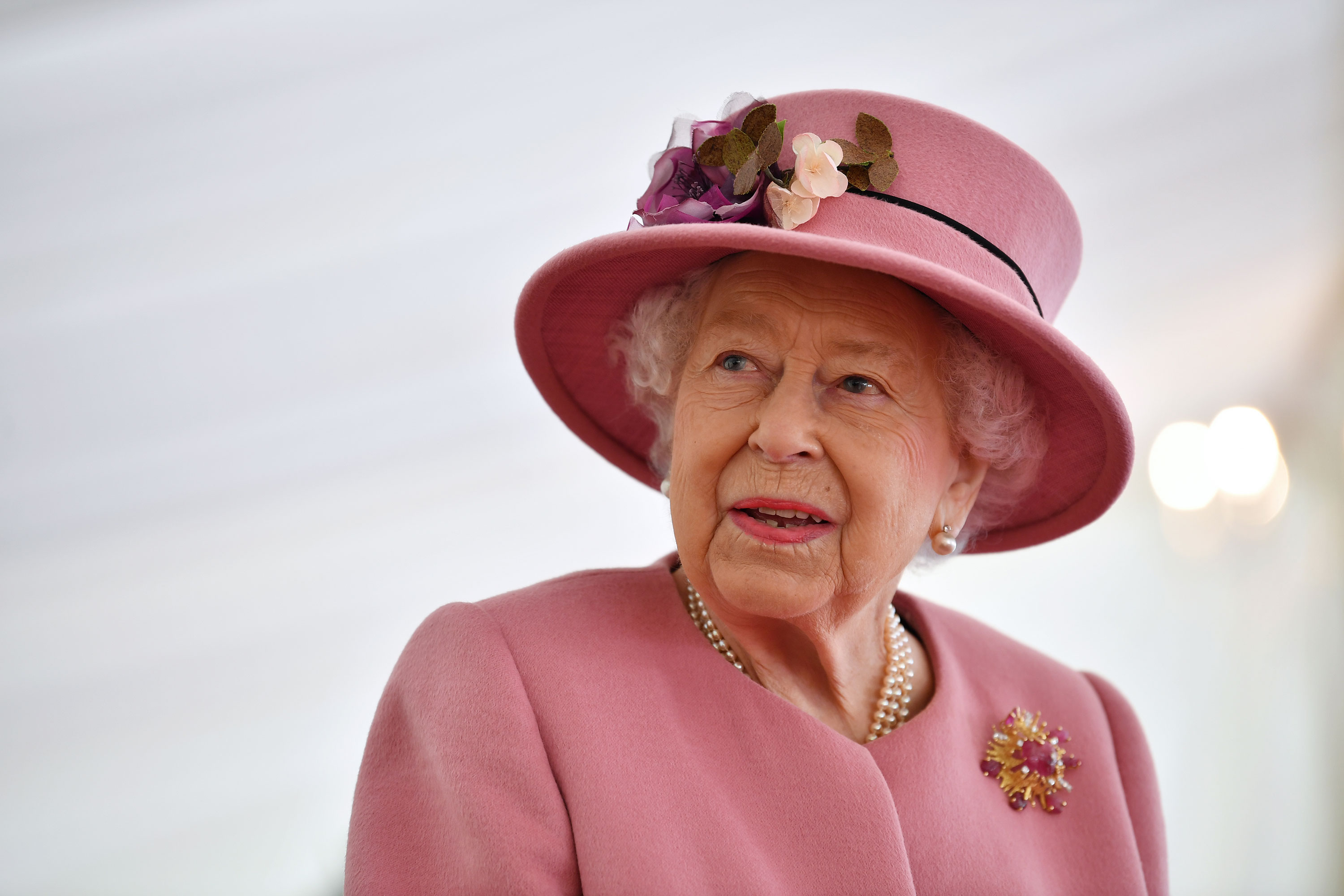 The Queen is seen in October 2020.