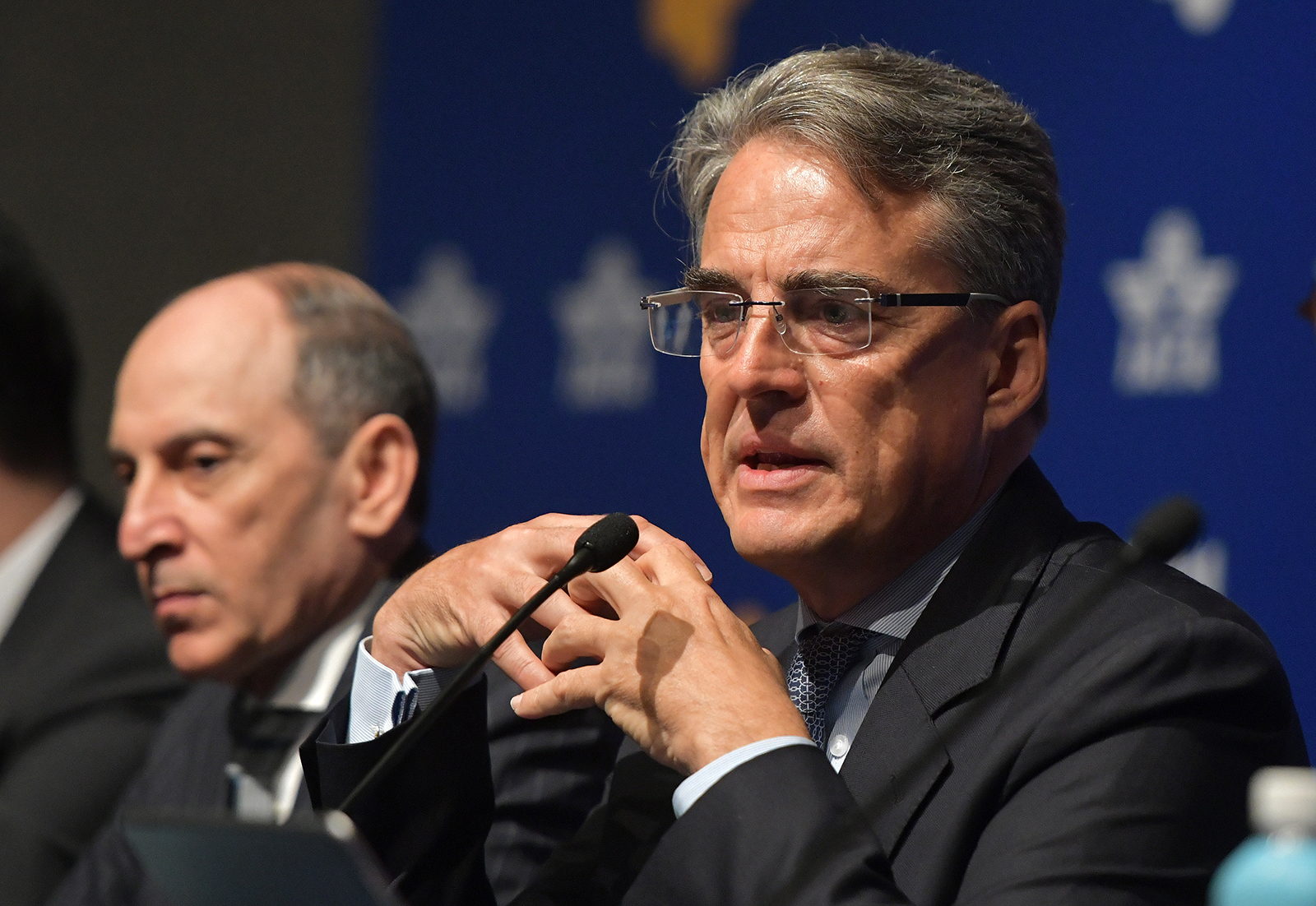 International Air Transport Association (IATA) chief executive Alexandre de Juniac speaks during a press conference after the opening session of the annual general meeting of IATA in Seoul on June 2, 2019.