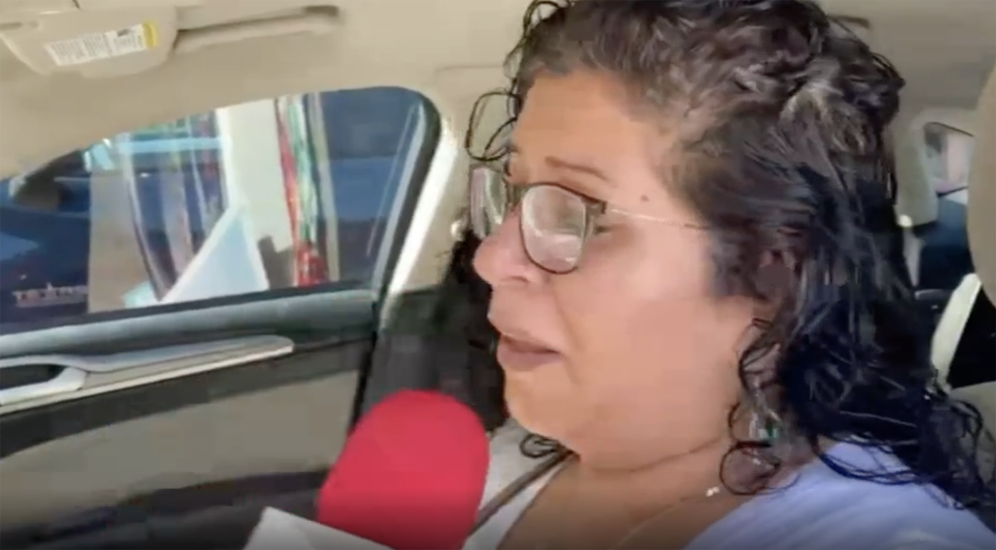 Adriana Martinez, the mother of Uvalde school shooter Salvador Ramos, speaks to the press on May 25.