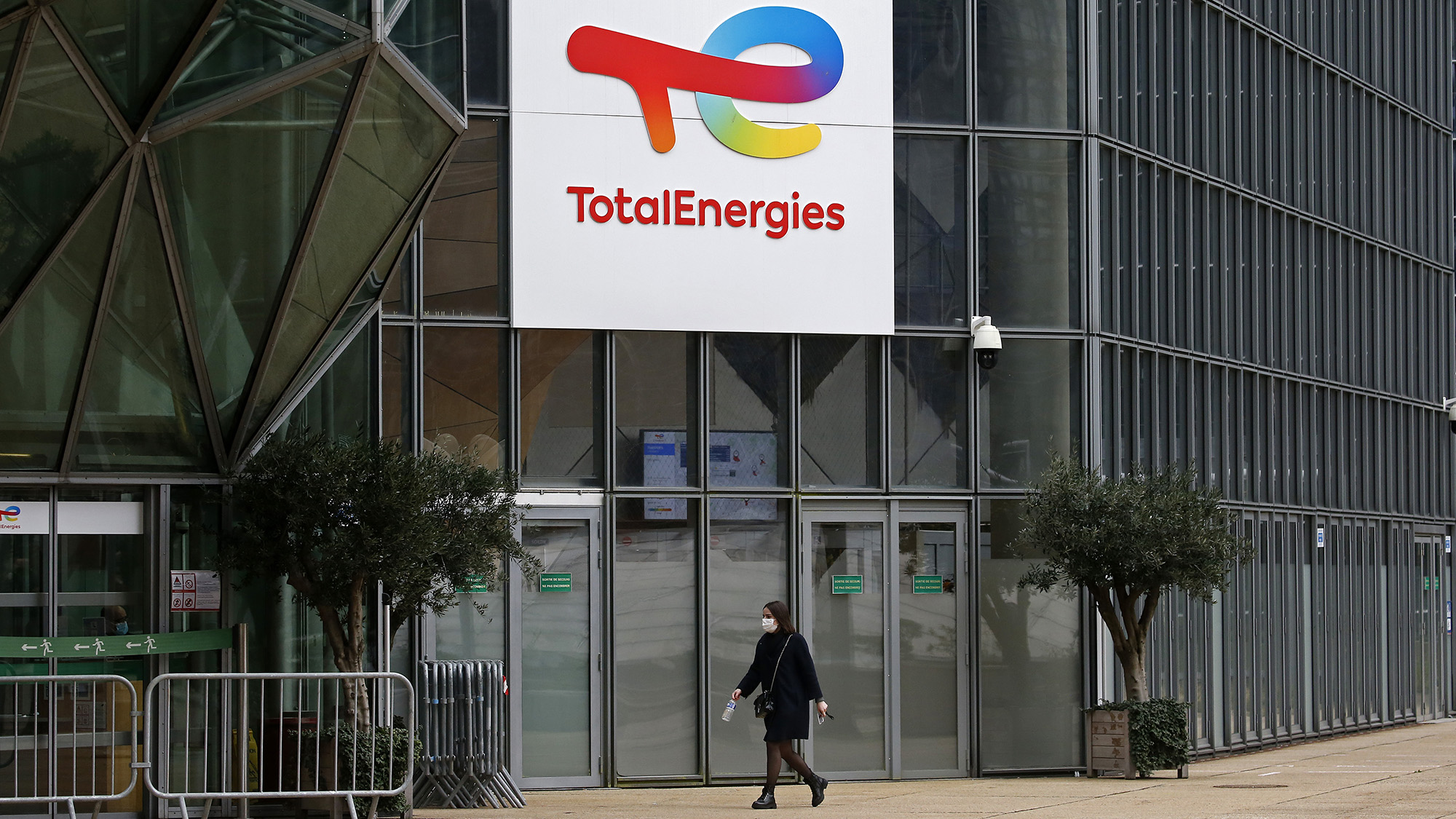 TotalEnergies headquarters is seen near Paris, France on February 10. 