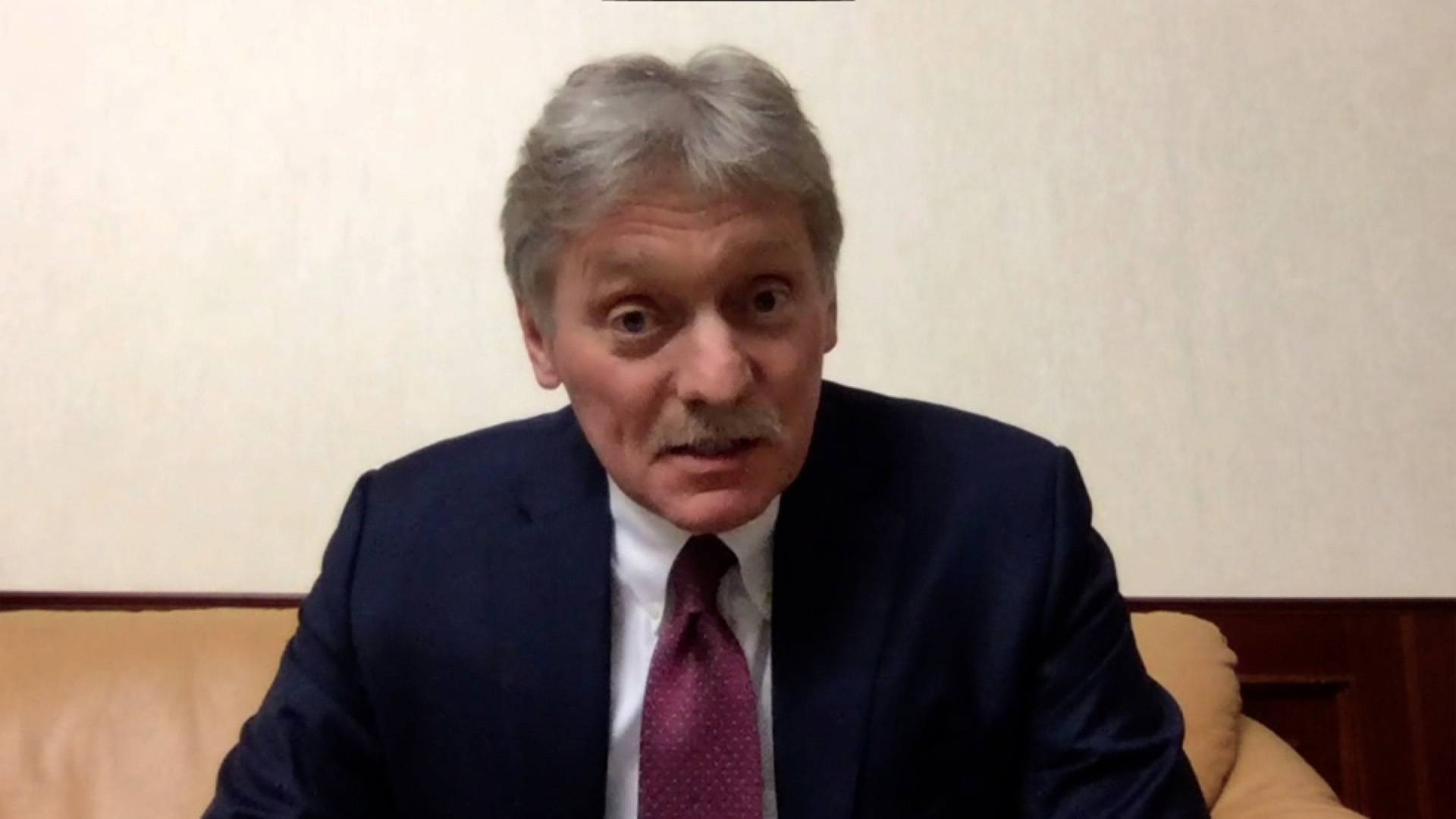 Dmitry Peskov, Russian President Vladimir Putin's chief spokesperson speaks with CNN on Tuesday March 22.