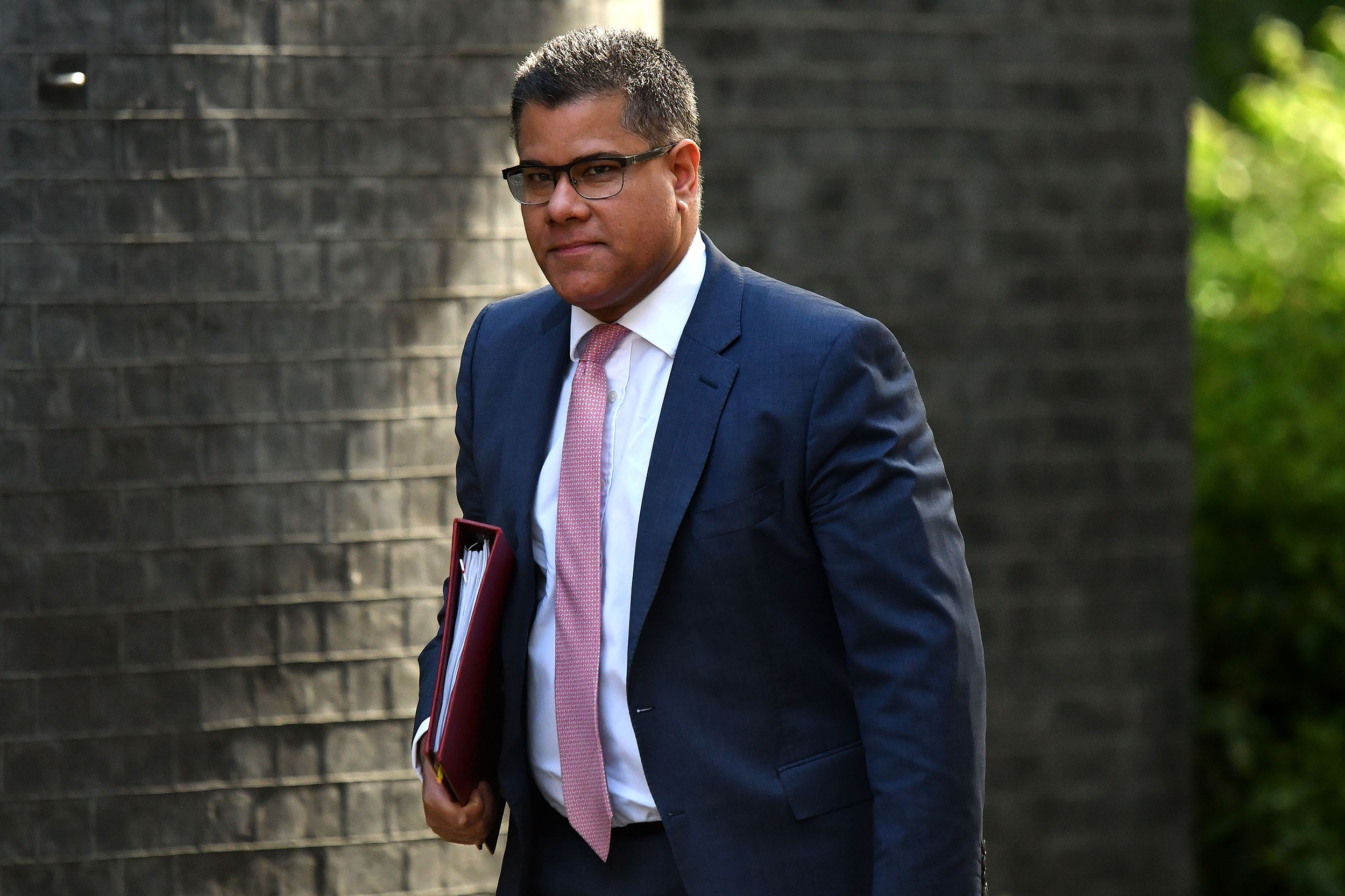 Britain's Business Secretary Alok Sharma arrives in Downing Street in London, England on June 2. 