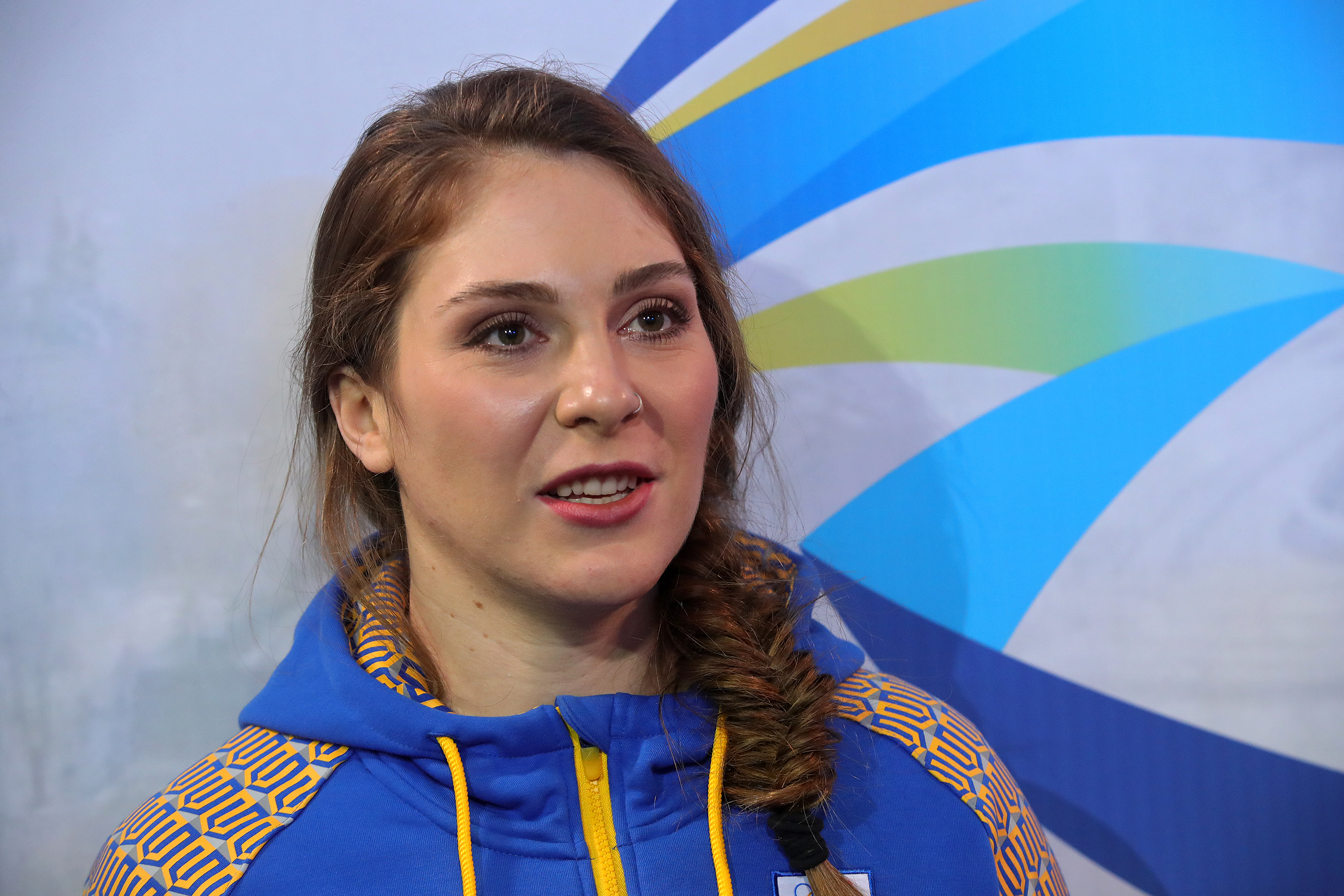 Ukrainian bobsledder Lidiia Hunko.