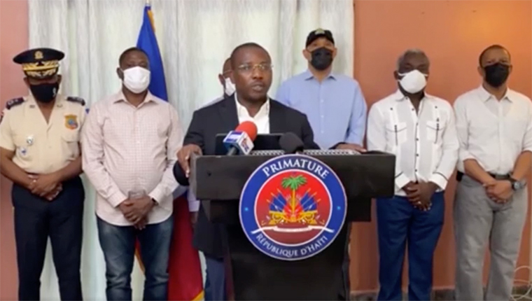 Haiti's acting Prime Minister Claude Joseph
