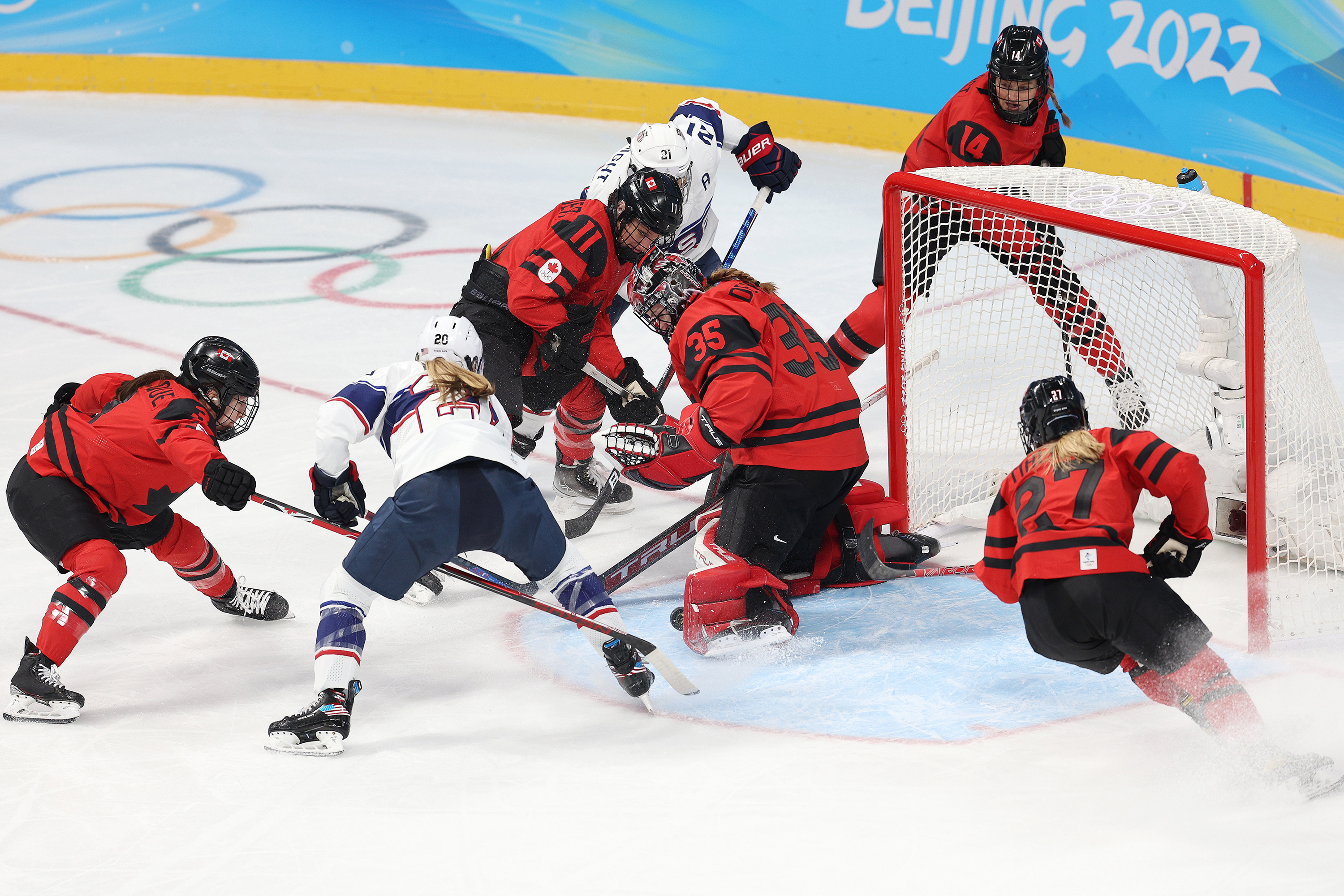 The United States and Canada went head to head again in the women's ice hockey gold medal match on Thursday.