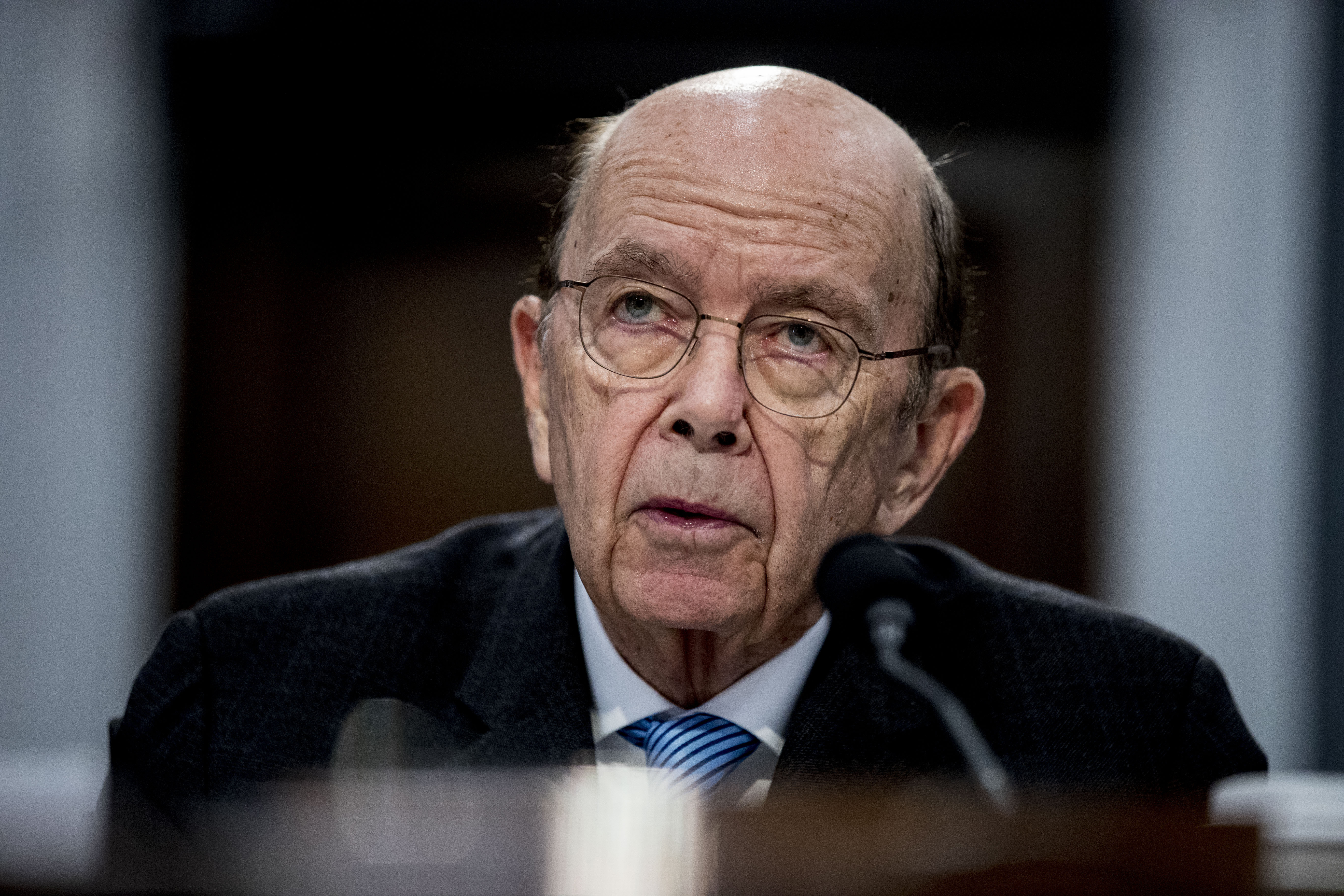 Commerce Secretary Wilbur Ross testifies before a House Appropriations subcommittee on budget on Capitol Hill, on Tuesday, March 10, in Washington.