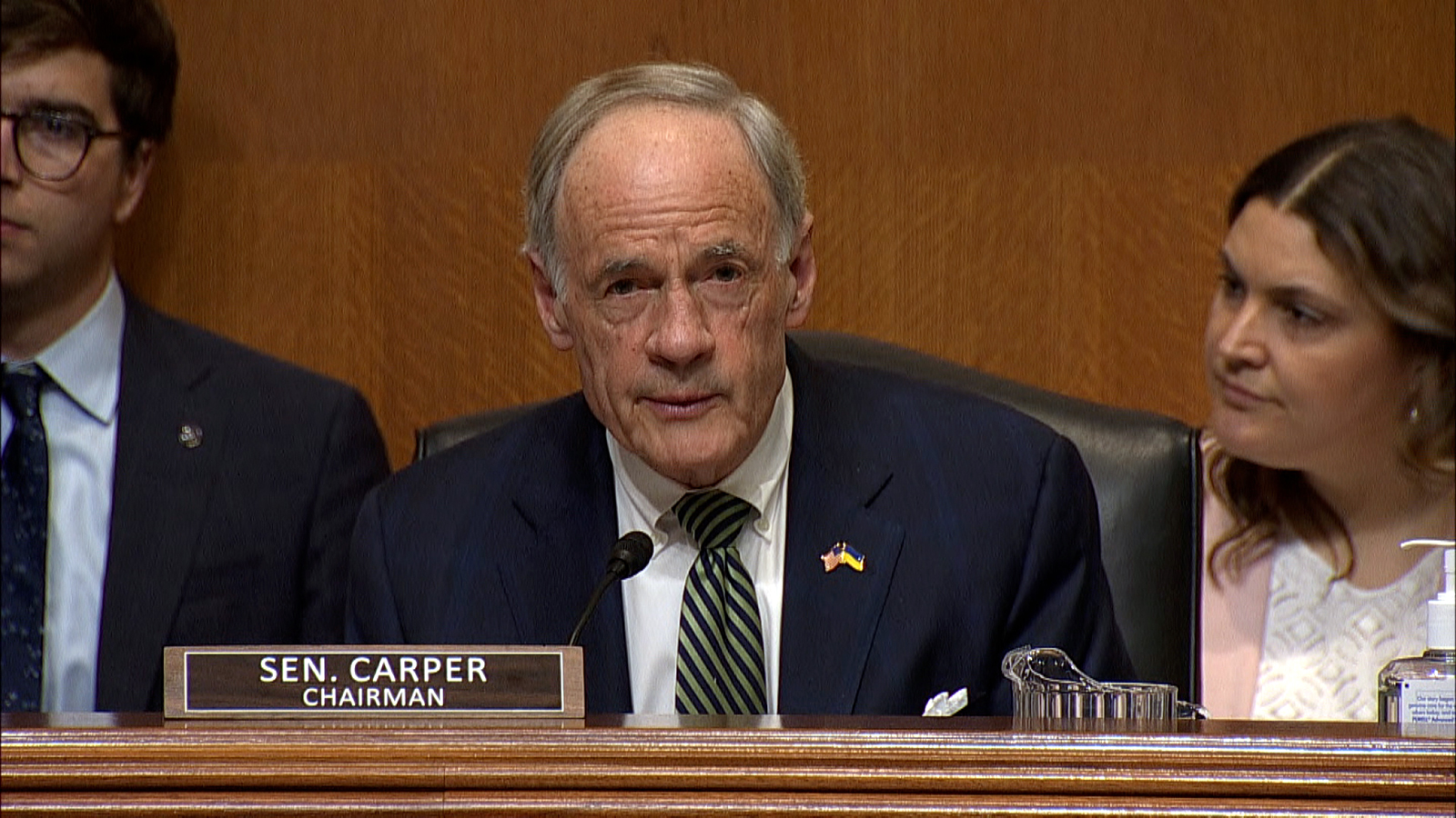 Sen. Tom Carper of Delaware. 