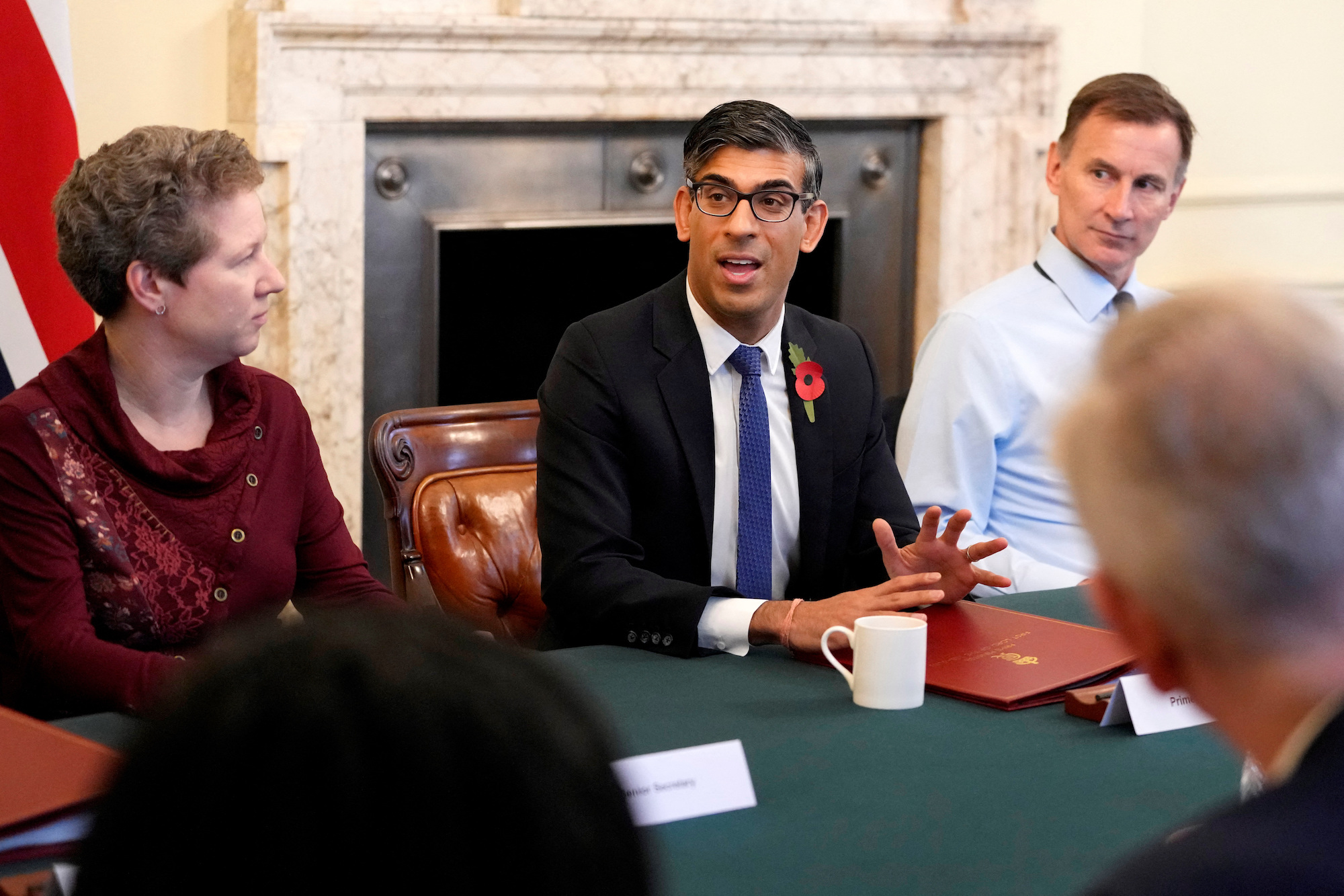 UK Prime Minister Rishi Sunak chairs a cabinet meeting in London on Tuesday.