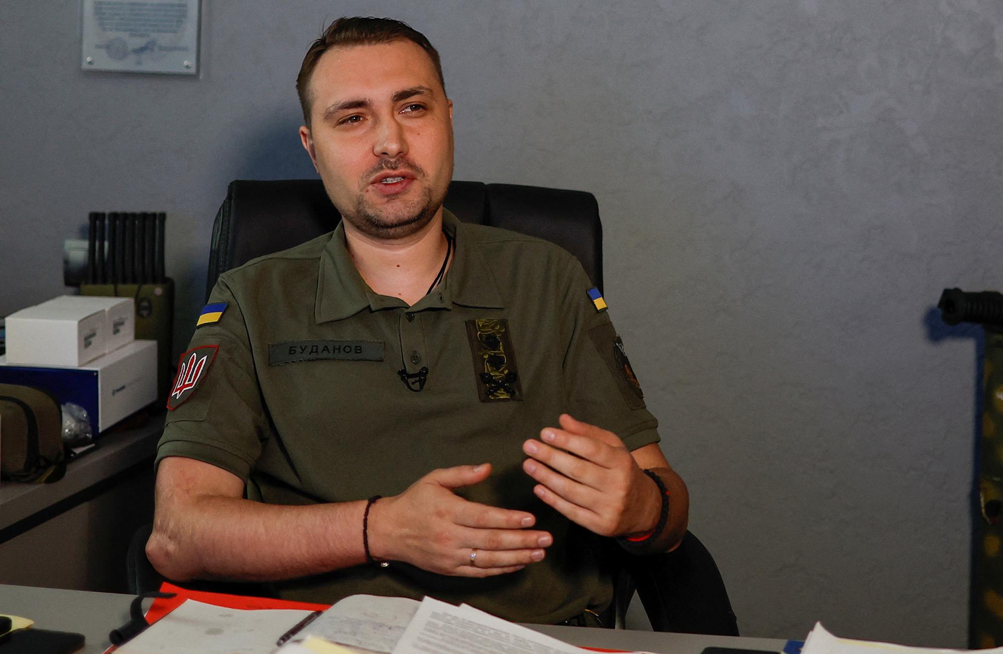 Major General Kyrylo Budanov, chief of Military Intelligence, in Kyiv, Ukraine, on June 25.
