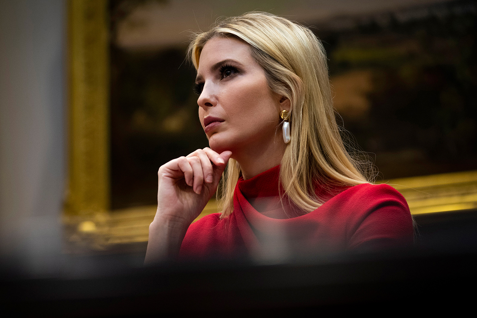 Ivanka Trump attends a meeting at the White House in 2020. 