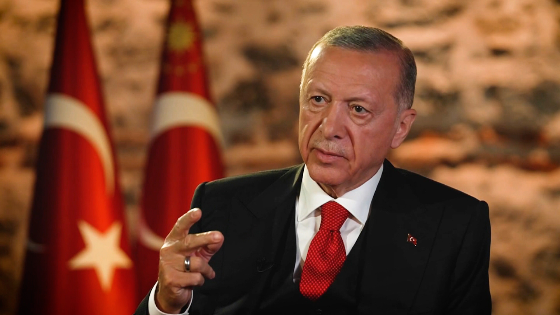 Turkish President Recep Tayyip Erdogan speaks with CNN’s Becky Anderson.