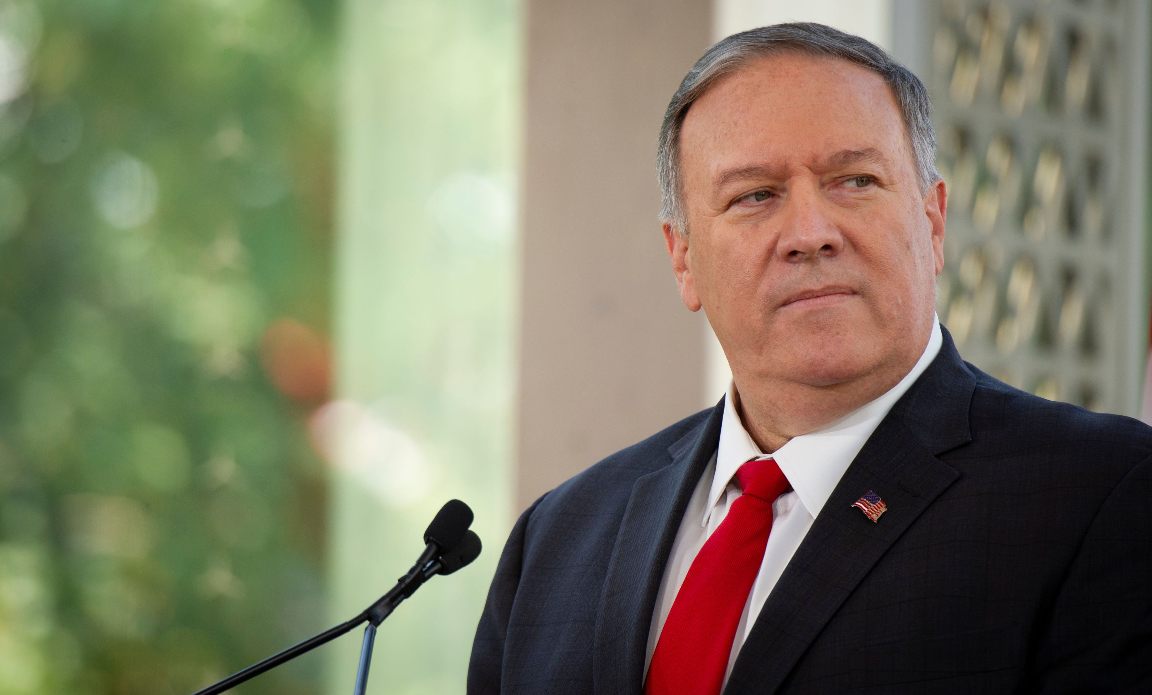 US Secretary of State Mike Pompeo pictured in August.