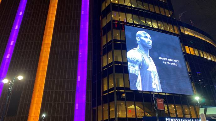 Madison Square Garden Pays Tribute To Bryant
