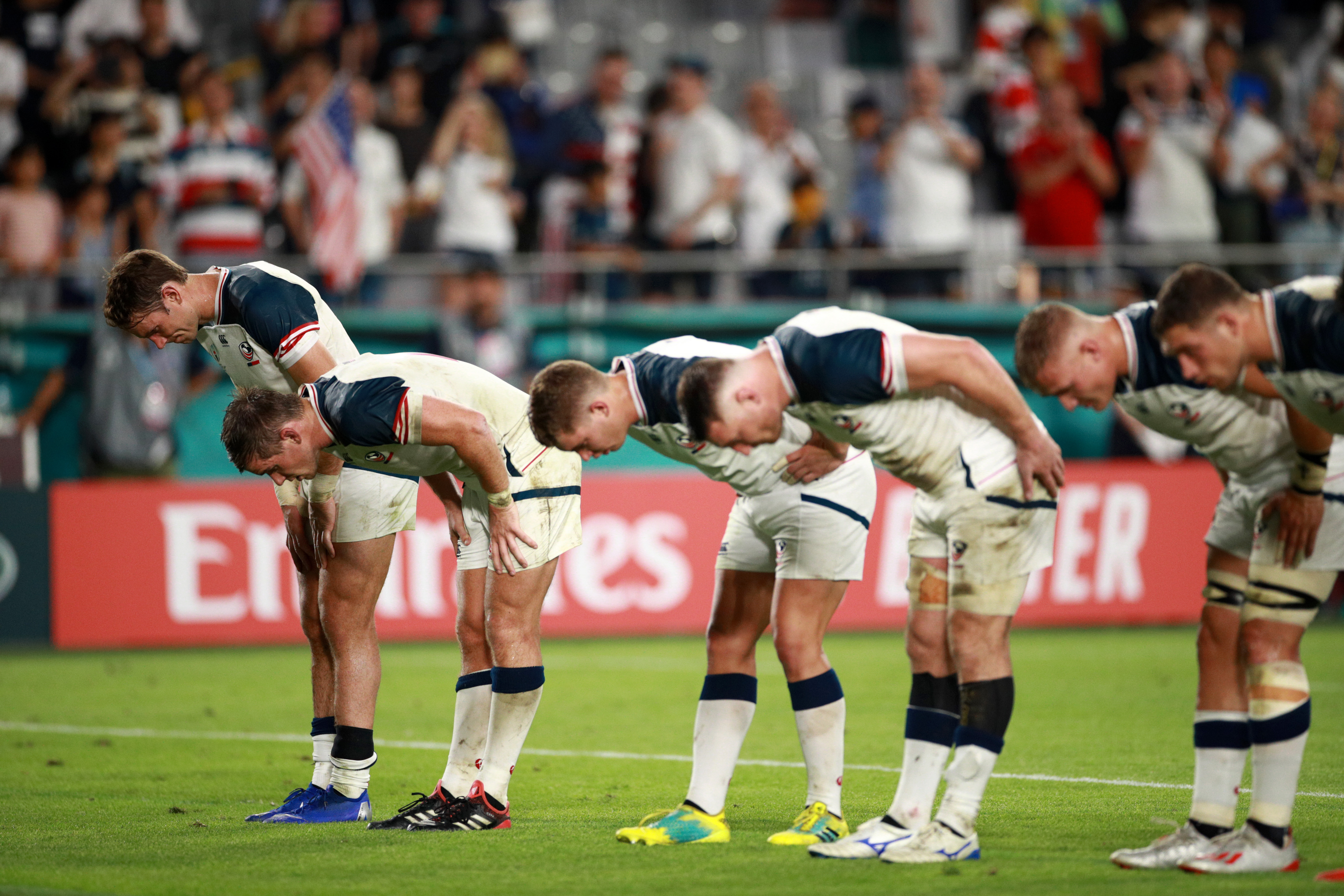 Rugby World Cup 2019. Rugby in USA. England - USA 0-0. Rugby cup