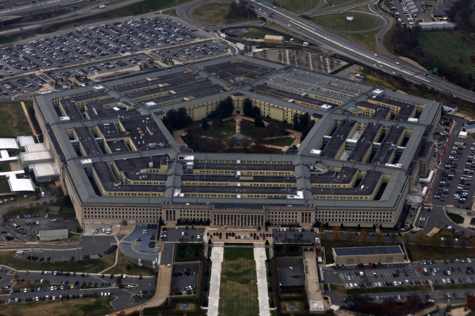 The Pentagon is seen on November 29, 2022.