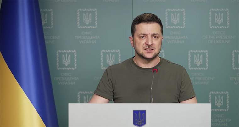 Ukrainian President Volodymyr Zelensky called on the people of Donbas to fight for their rights and freedom.