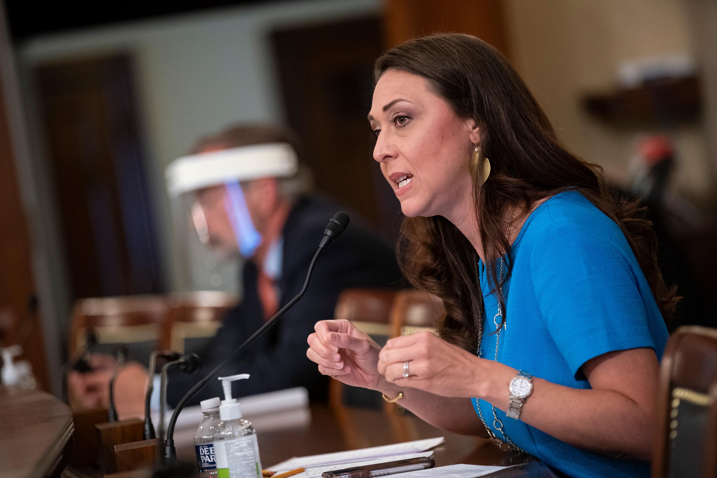 Rep. Jaime Herrera Beutler, a Republican from Washington, speaks during a House Appropriations Subcommittee hearing on Capitol Hill in June 2020.