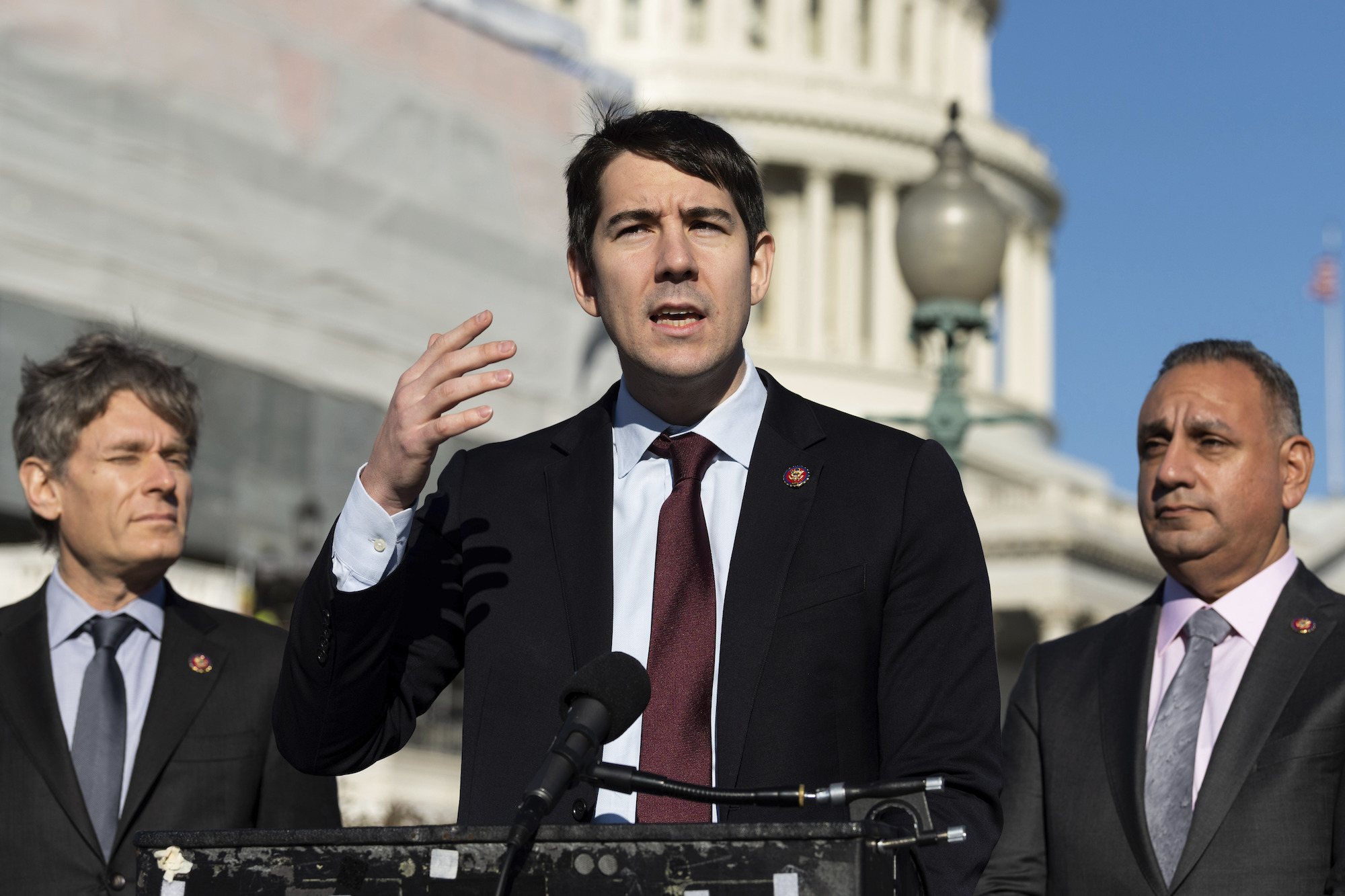 Rep. Josh Harder speaking at an event in Washington, DC, on January 16, 2020.