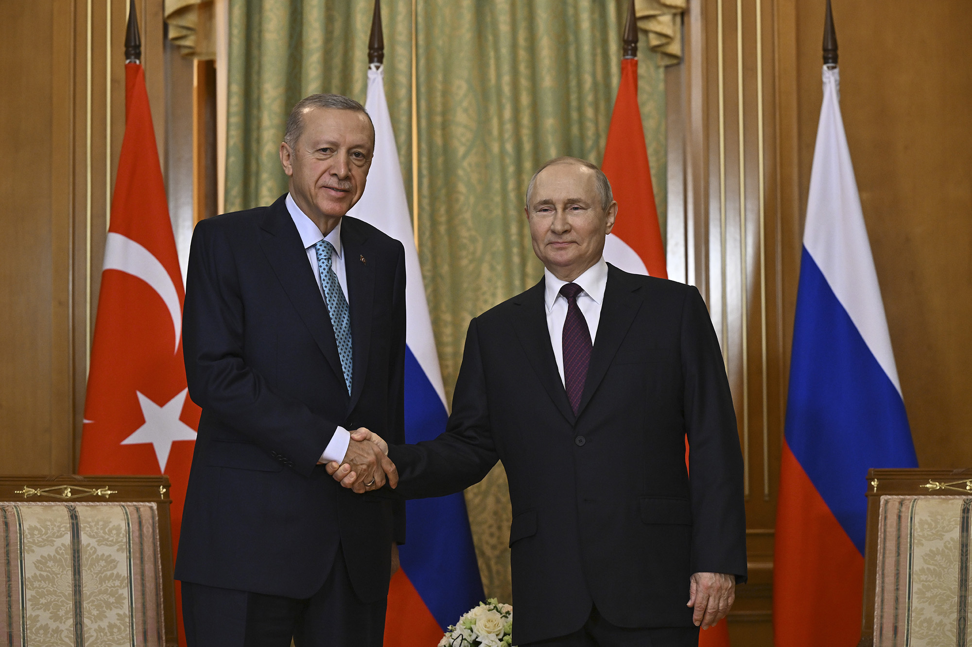Putin and Erdogan begin talks in Sochi