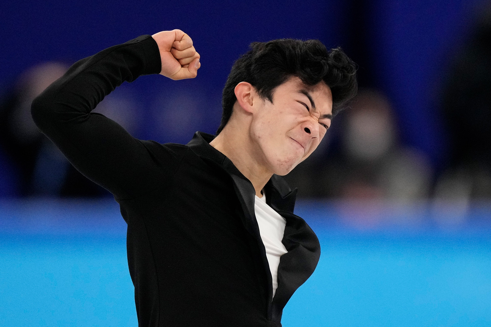 American figure skater Nathan Chen set a new world record in the short program on Tuesday.
