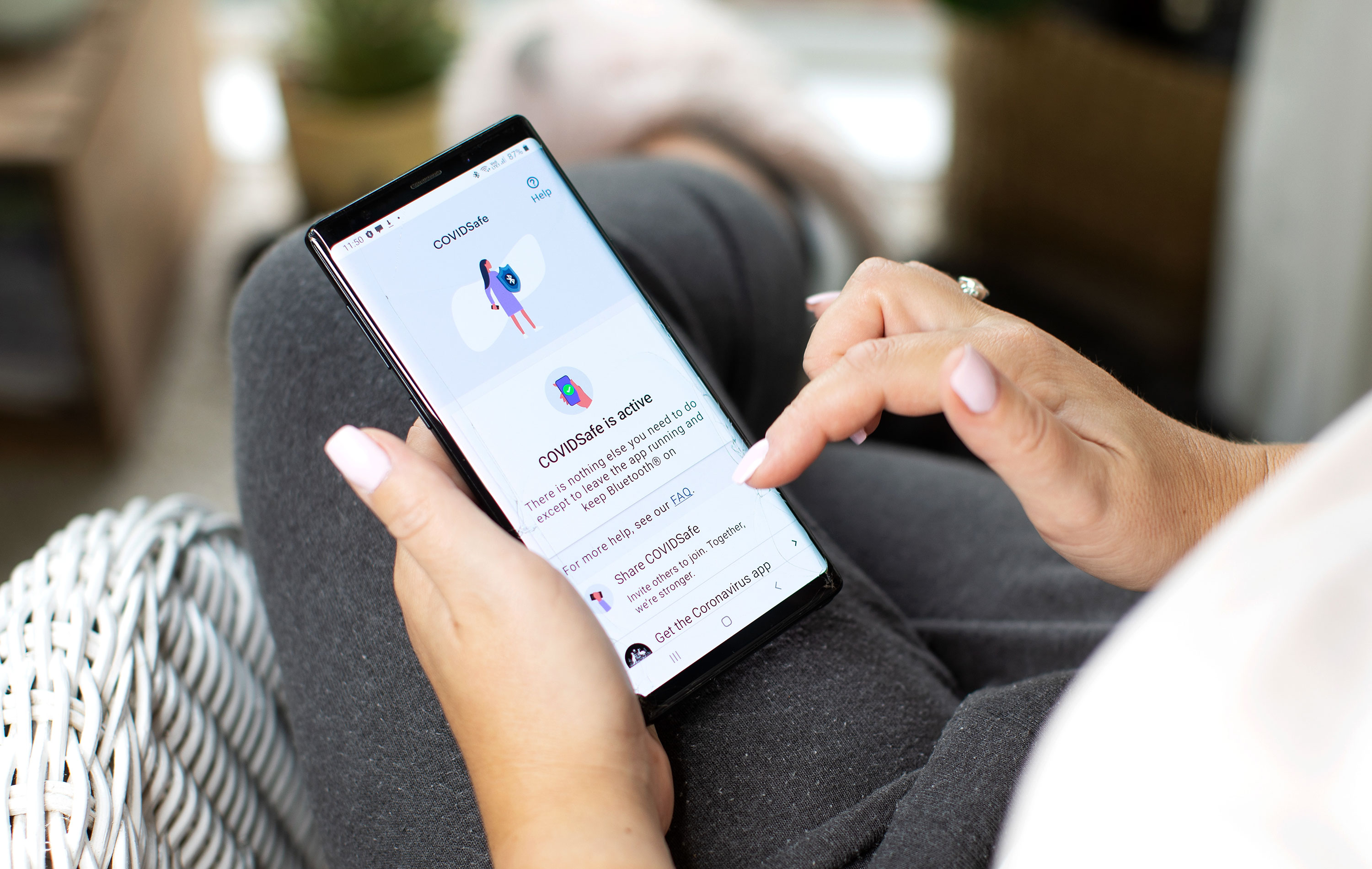 The Australian government coronavirus tracking app 'COVIDSafe' is designed to help health authorities trace people who may have come into contact with someone who has Covid-19.
