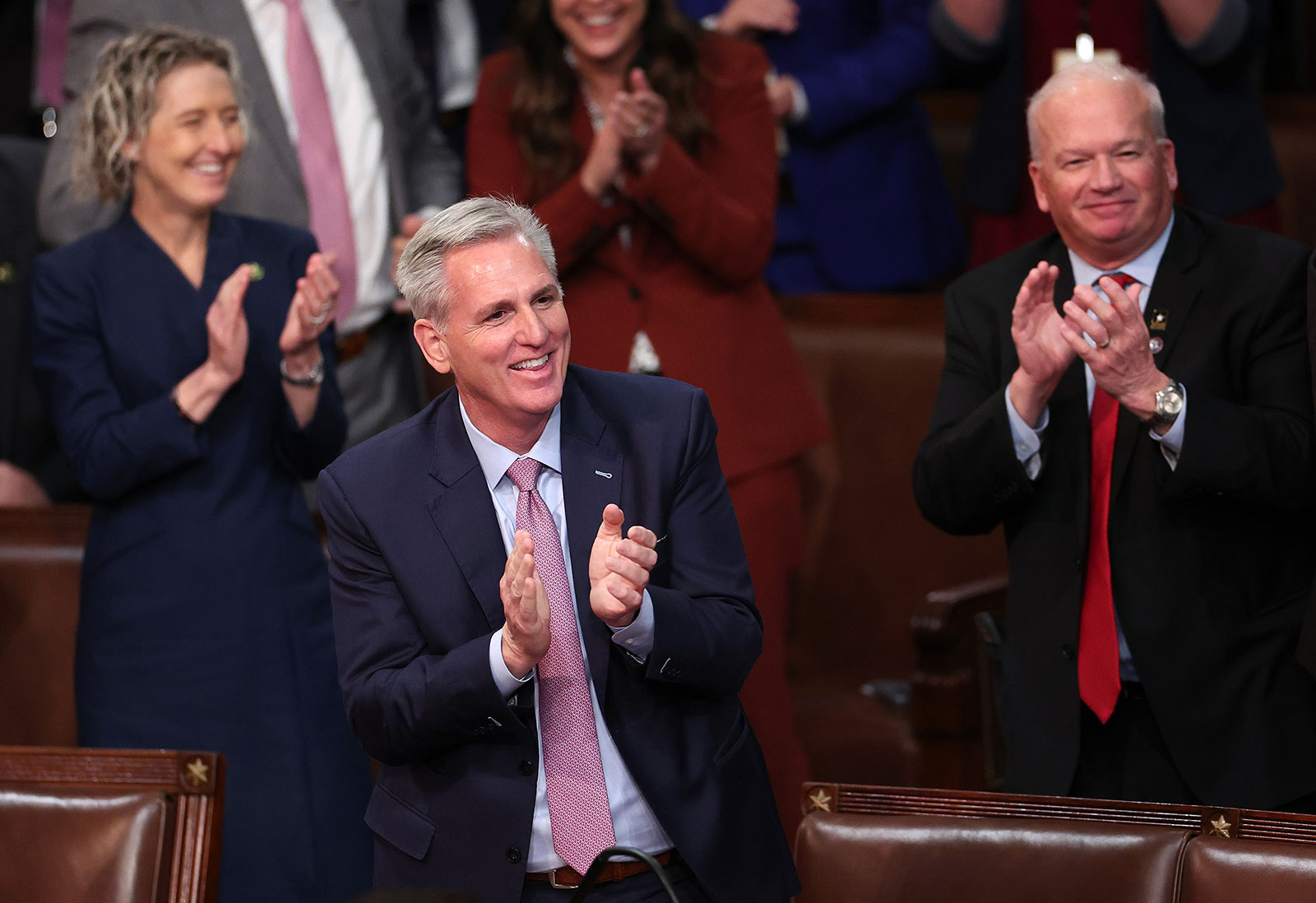 In pictures: McCarthy finds momentum with some flipped votes