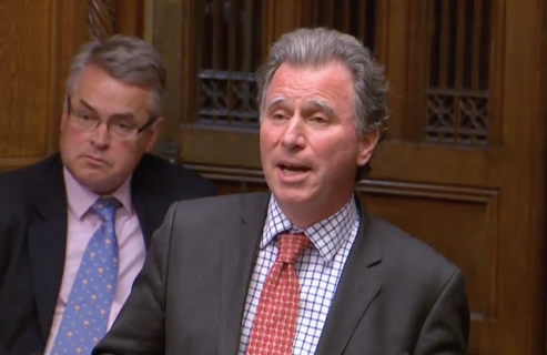 Oliver Letwin speaks in Parliament on Wednesday afternoon.