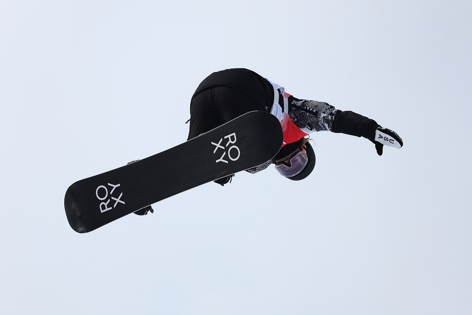 American snowboarder Chloe Kim competes in the halfpipe qualification round on Wednesday.