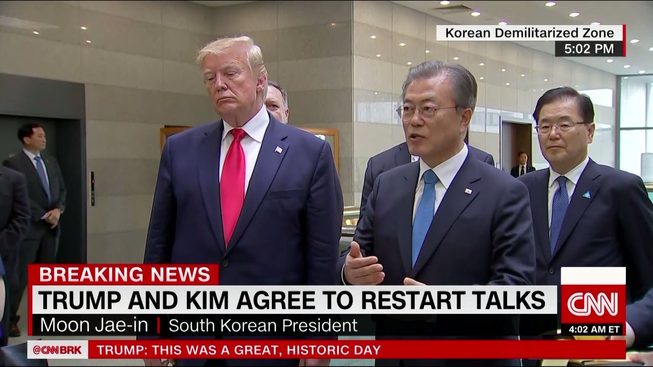 Moon: Trump-Kim Meeting Gives "hope To 80 Million Korean People"