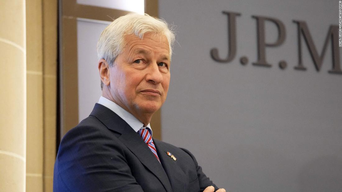 JP Morgan CEO Jamie Dimon in June 2021 in Paris.