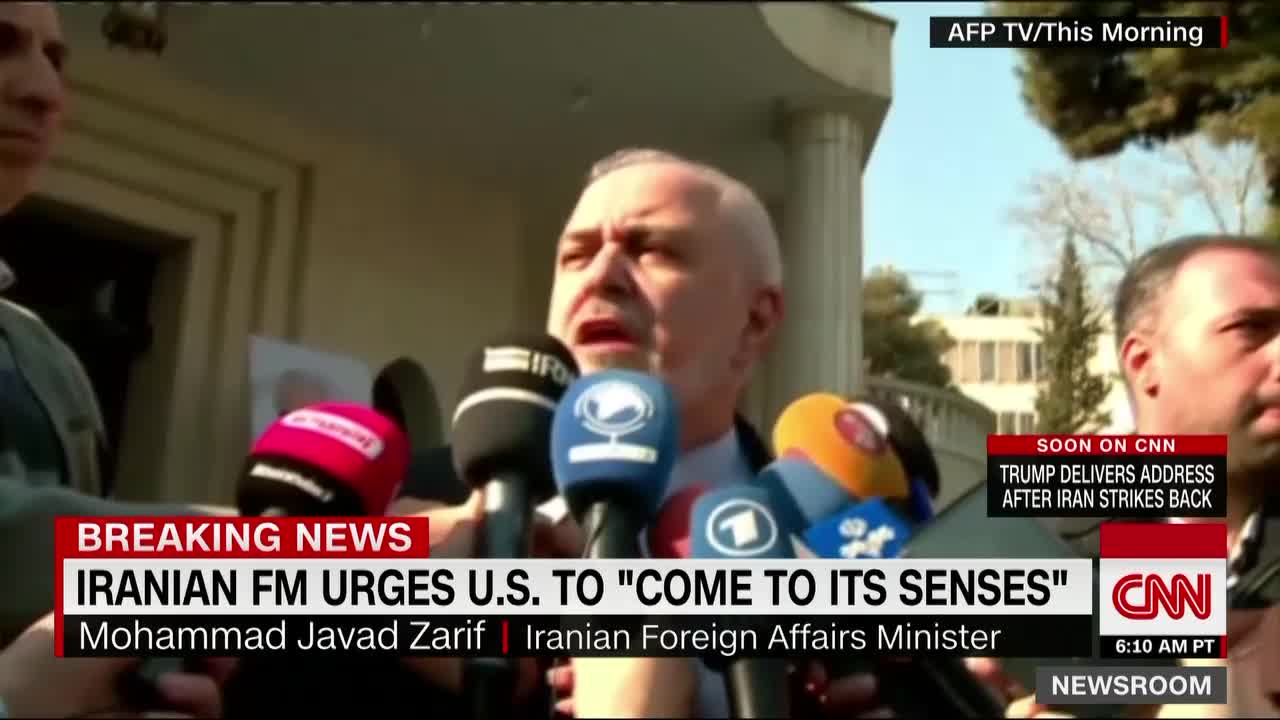 Iran's Foreign Minister Says Iran "did Not Start" This Escalation