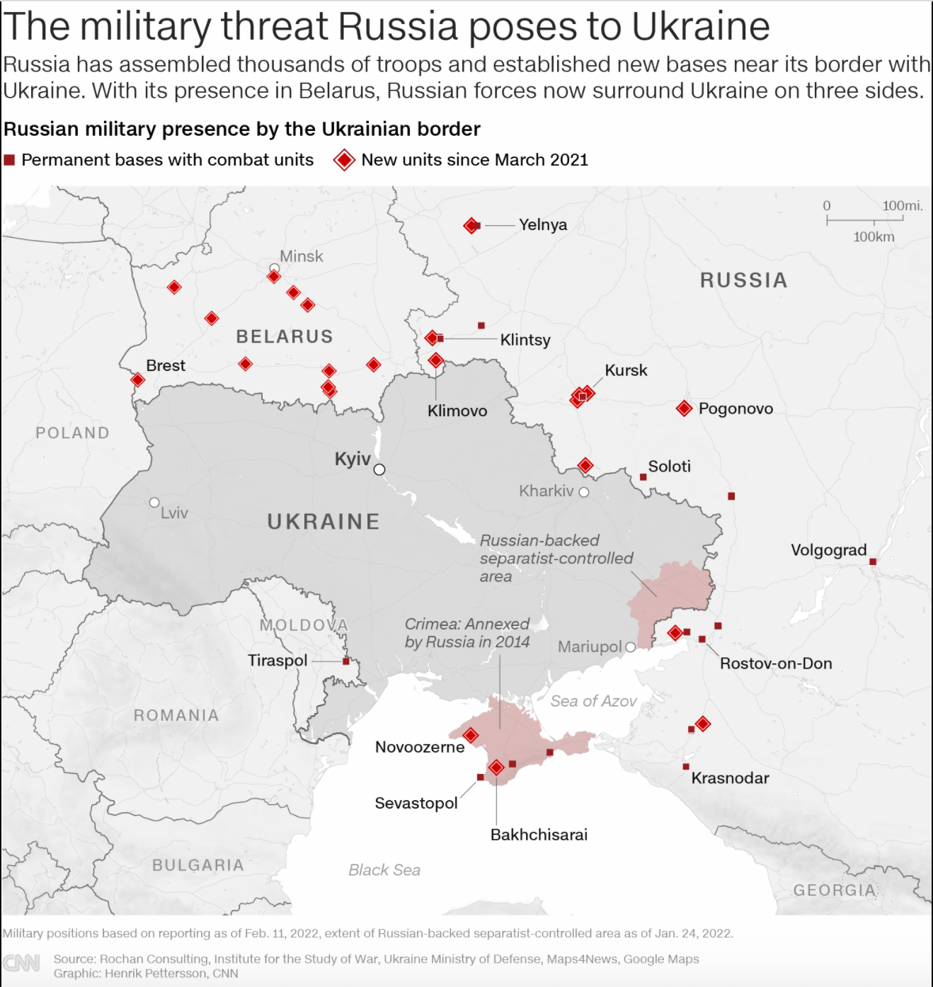 The latest on the Ukraine-Russia border crisis: Live updates - CNN